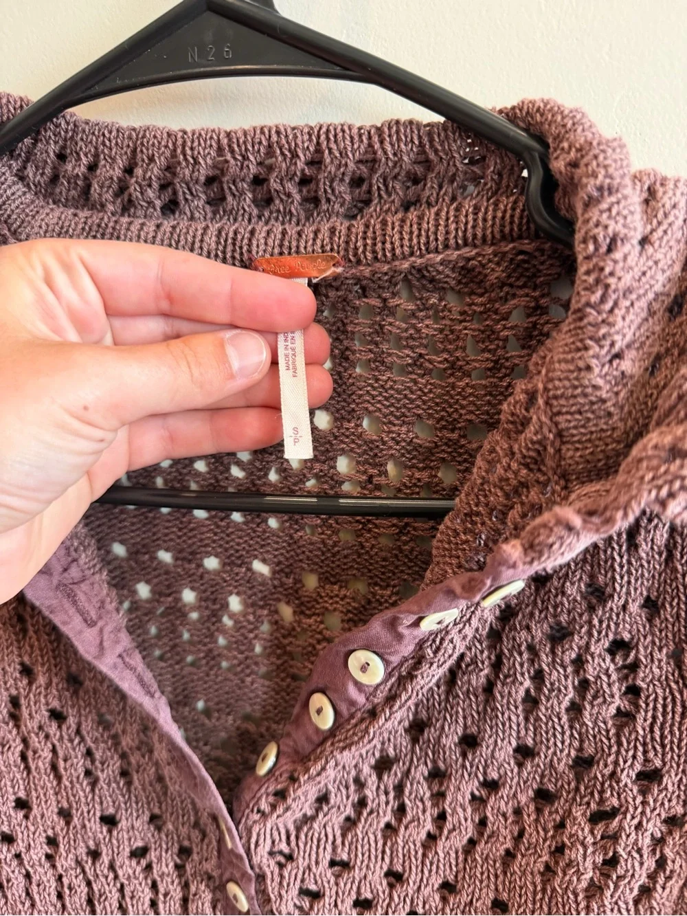 Free people pointelle sweater